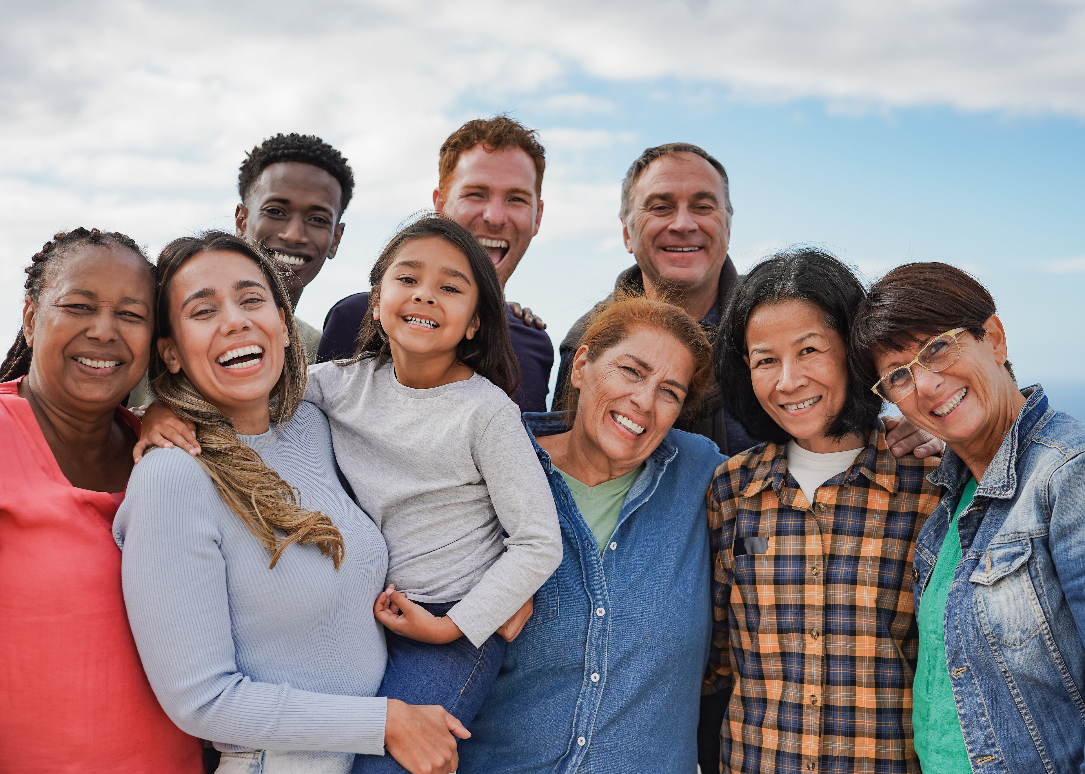 group of happy people